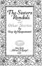 [Gutenberg 60136] • The Sisters Rondoli, and Other Stories